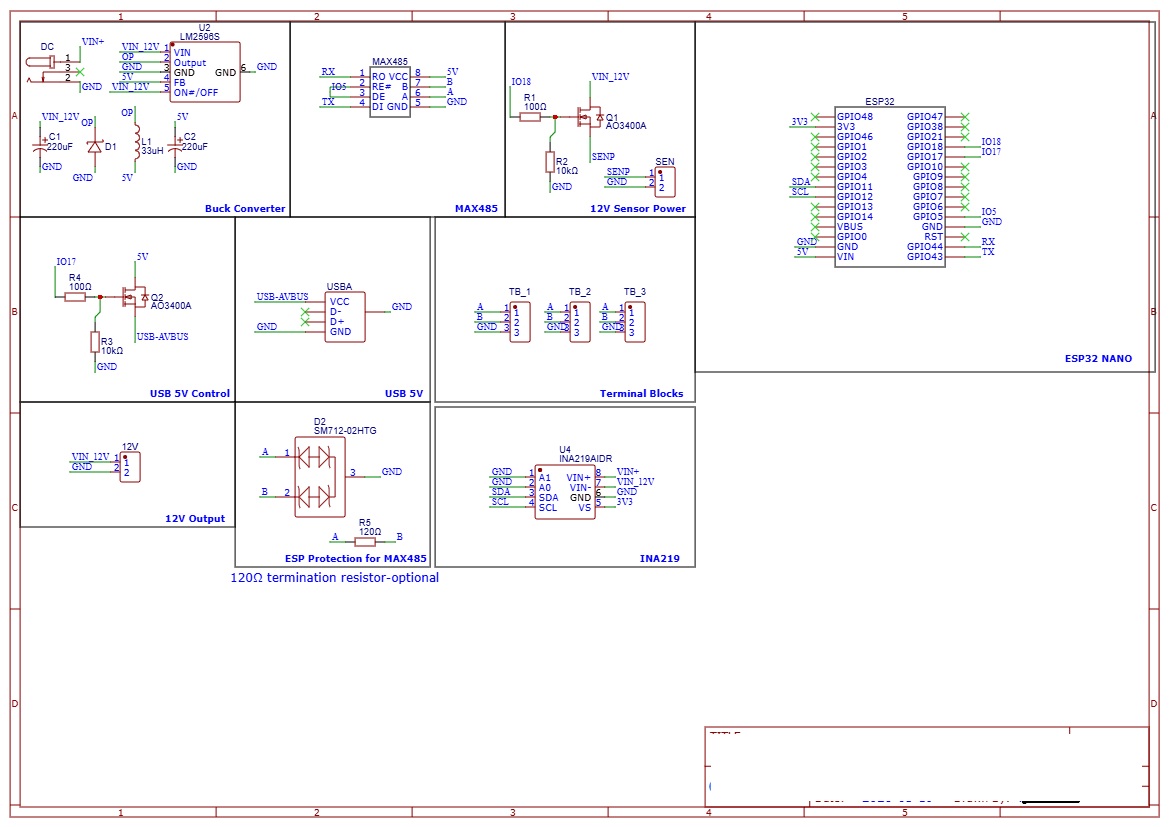 Sankhya Intelligence Carrier Board v1 — full schematic EasyEDA REV 1.0 showing all subsystems